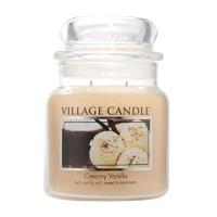 Village Candle Cream Vanilla Medium Jar Candle