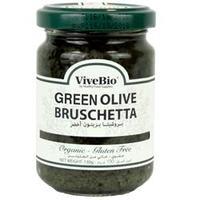 vivebio green olive bruschetta 130g