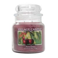Village Candle Black Cherry Medium Jar Candle