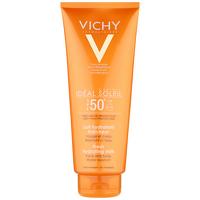 vichy laboratories ideal soleil hydrating milk for face and body spf50 ...