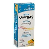 Vitabiotics Ultra Omega3 250ml - 250 ml, Orange