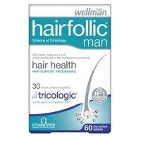 vitabiotics hairfolic man tablets 60