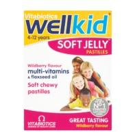 Vitabiotics WellKid Soft Jelly Pastilles Wildberry 30 Chews - 30   Chewables