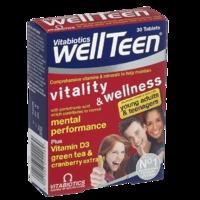 Vitabiotics Wellteen 30 Tablets - 30 Tablets, Green