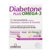 Vitabiotics Diabetone Plus Omega 3 56 Tablets - 56 Tablets