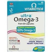 Vitabiotics Ultra Omega 3 Fish Oil 60 Caps