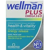 Vitabiotics Wellman Plus Omega 3, 6, 9 56 Caps