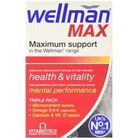 Vitabiotics Wellman Max 28 day supply 28 Pack(s)