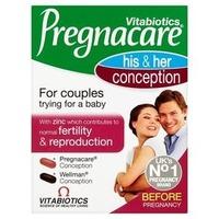 Vitabiotics Pregnacare His/Hers Conception Tablets 60s