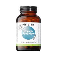 Viridian Organic Feverfew, 400mg, 60Caps
