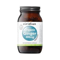 viridian organic ginger root 400mg 90vcaps