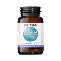 Viridian Vitamin B5, 350mg, 30VCaps