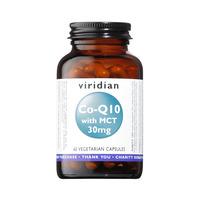 Viridian Co-Enzyme Q10 with MCT, 30mg, 60VCaps