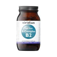 viridian high two vitamin b2 with b complex 90vcaps