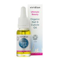 viridian ultimate beauty organic nail and cuticle oil 12ml