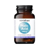 Viridian Malic Acid, 500mg, 30VCaps