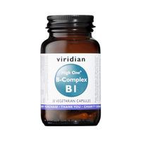 Viridian High One Vitamin B1 with B-Complex, 30VCaps