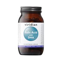 viridian folic acid with dha 90vcaps