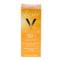 vichy ideal soleil mattifying face dry touch spf50