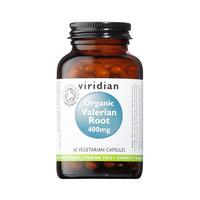 viridian organic valerian root 400mg 60vcaps
