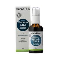 Viridian 100% Organic Vervain SOS Spray of Sunshine, 50ml