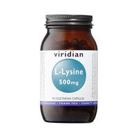Viridian L-Lysine, 500mg, 90VCaps