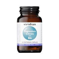 Viridian Magnesium Citrate with B6, 30VCaps