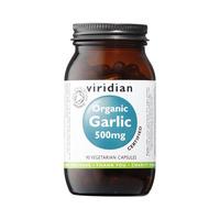 Viridian Organic Garlic, 500mg, 90VCaps