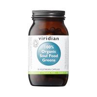 Viridian Organic Soul Food Greens Capsules, 90VCaps