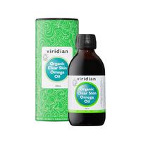 viridian organic clear skin omega oil 200ml