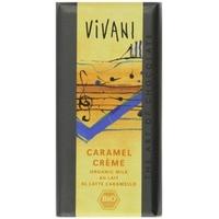 Vivani Organic Caramel Creme Filled Chocolate (100g x 10)