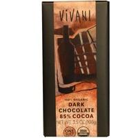 vivani organic dark chocolate with 85 cocoa 100g x 10
