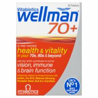 Vitabiotics Wellman 70 Tablets x 30