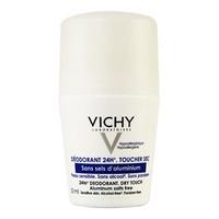 vichy 24hr dry touch deodorant roll on 50ml