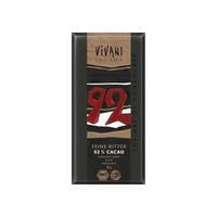 Vivani Dark Chocolate - 92% Cocoa (80g x 10)