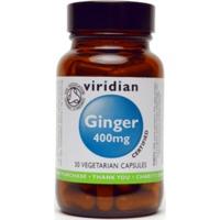 Viridian Organic Ginger Root 400mg Veg Caps 90 Caps