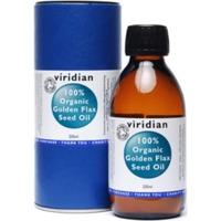 viridian 100 organic golden flaxseed oil 200ml