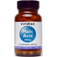 Viridian Malic Acid 500mg Veg Caps 30 Caps