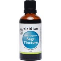 viridian 100 organic sage tincture 50ml