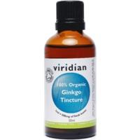 Viridian 100% Organic Ginkgo Biloba Tincture 50ml