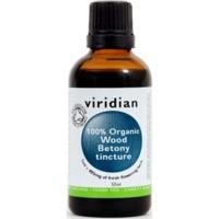 viridian 100 organic wood betony tincture 50ml