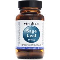 Viridian Sage Leaf Extract 600mg Veg Caps 30 Caps