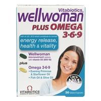 Vitabiotics Wellwoman Plus Omega 3-6-9 28caps/28tabs