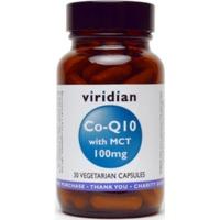 Viridian Co-enzyme Q10 100mg with MCT Veg Caps 60 Caps