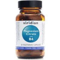 Viridian Magnesium Citrate with B6 Veg Caps 30 Caps