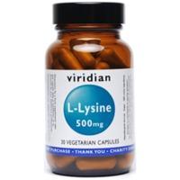 Viridian L-Lysine 500mg Veg Caps 30 Caps