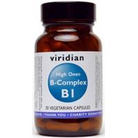 Viridian High One Vitamin B1 with B-Complex Veg Caps 30 Caps
