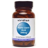 Viridian Alpha Lipoic Acid 200mg Caps 30 Caps
