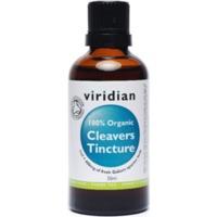 viridian 100 organic cleavers tincture 50ml