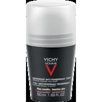 vichy homme 72hr extreme anti perspirant roll on 50ml